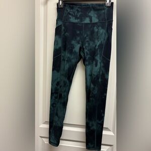 Victorias Secret Midnight Jade Tie-Dye Leggings